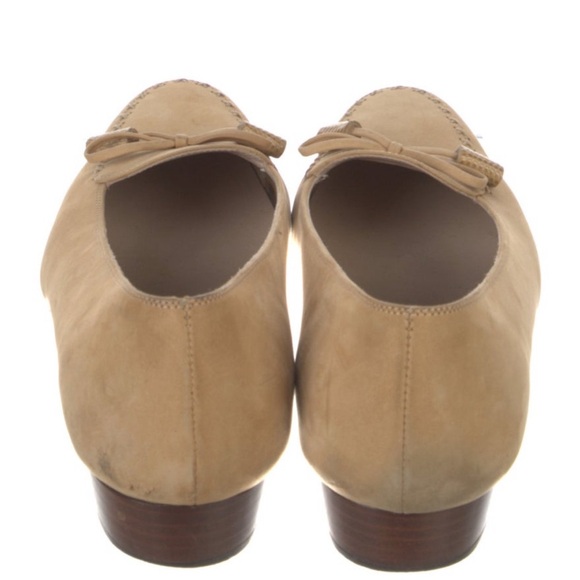 Salvatore Ferragamo Tan Suede Loafers - Picture 4 of 5